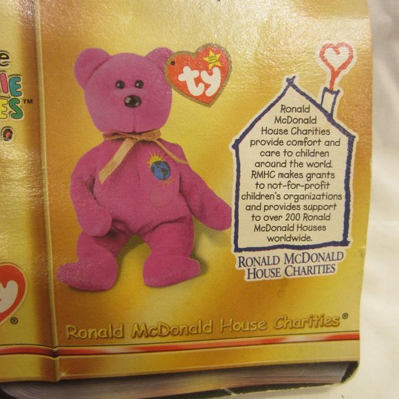 VTG 2000 TY TEENE BEANIE BABY MCDONALD'S MILLENIUM THE BEAR - Picture 7 of 8